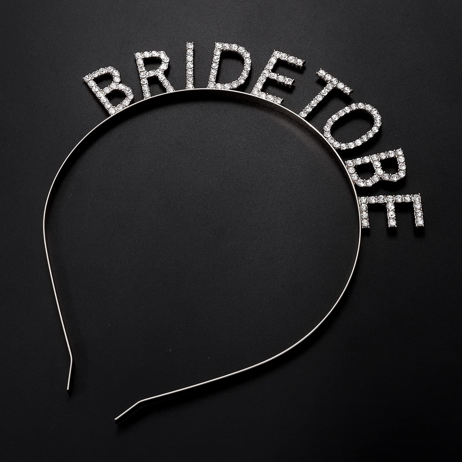 Gümüş Kaplama Kristal Taşlı Bride To Be Gelin Tacı - 2