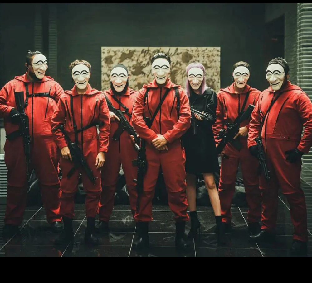 Koreli Hırsız Teatral Hahoe Maskesi - Dali Maskesi - 3