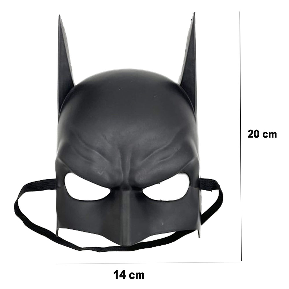 Siyah Çocuk Batman Maskesi Lastikli - 2