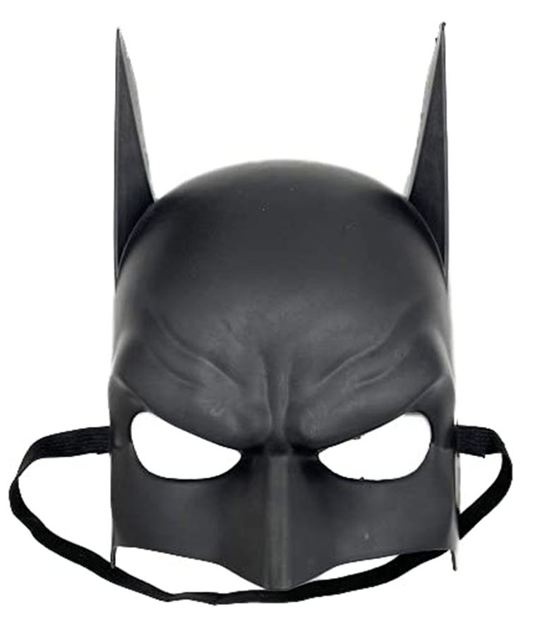 Siyah Çocuk Batman Maskesi Lastikli - 3