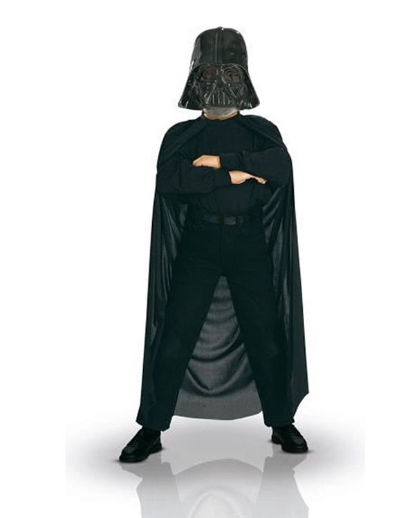 Çocuk Boy Darth Vader Maskesi ve Pelerin Seti - 4