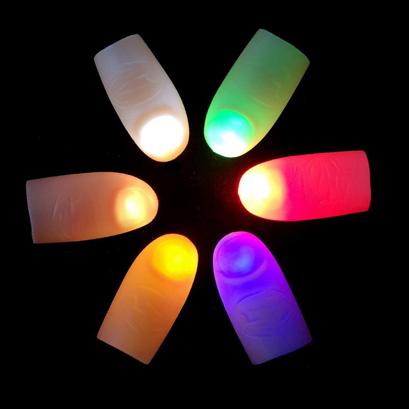 Led Işıklı Renkli Sihirli Parmak Şaka - 2