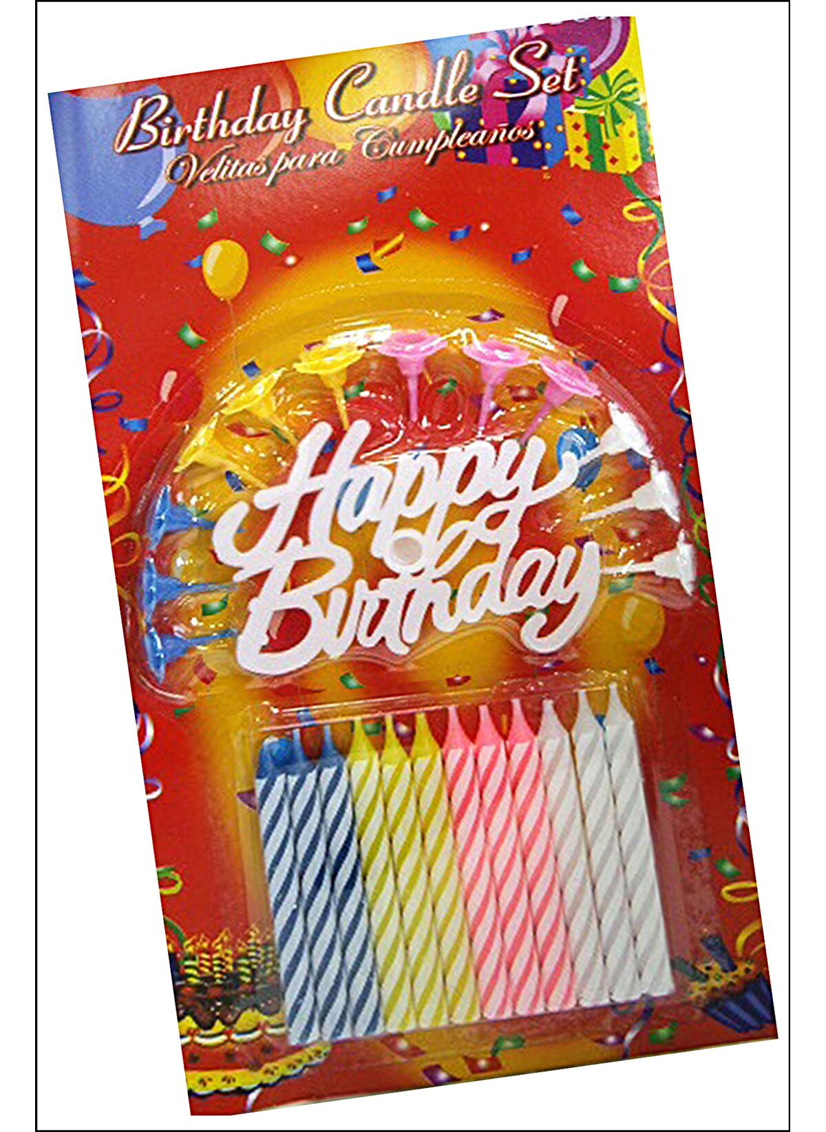 Rengarenk Happy Birthday Doğum Günü Mumları - 2