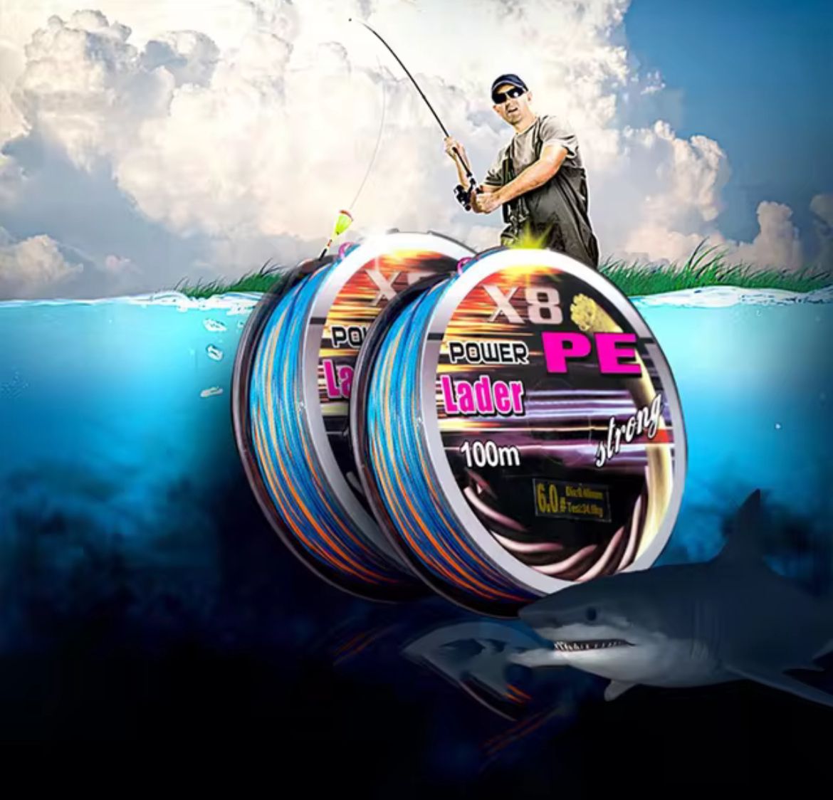 100 Metre Balıkçı İpi X8 PE Örgü Misina
