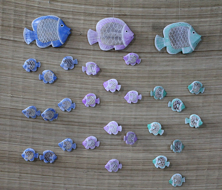 Balıklı Asmalı Rüzgar Çanı