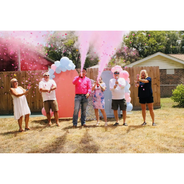 Cinsiyet Tüpü - Gender Reveal Partisi Tüpü Pembe Renk - 2