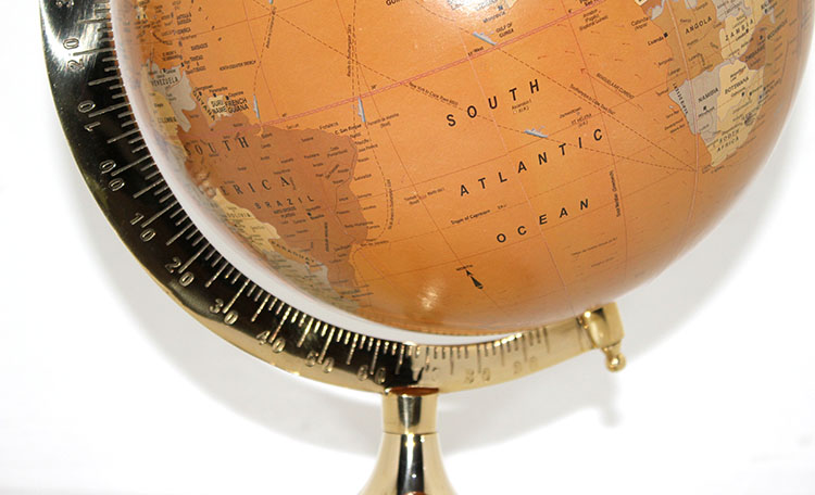 Pirinç Dünya Küre 47 Cm  - 2