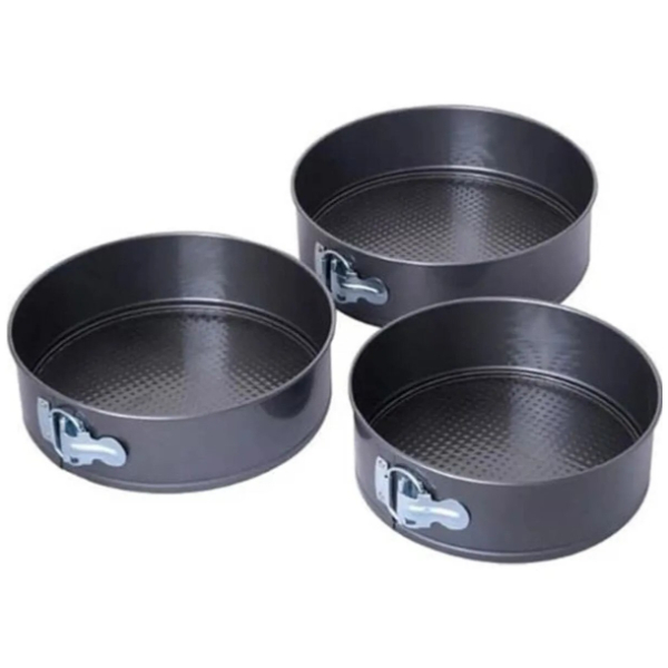 3'lü Kelepçeli Kek Kalıbı Seti - 2