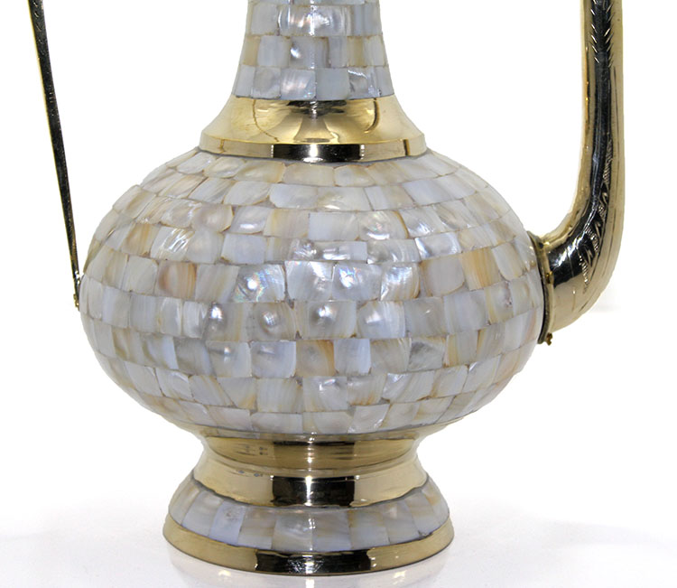 Pirinç Sedefli İbrik 55 Cm  - 2