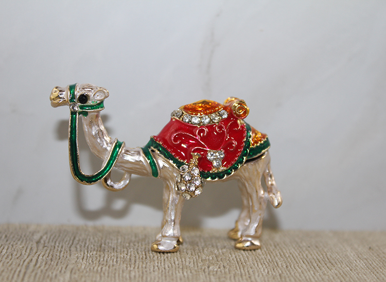 Swarovski Taşlı Minik Figür - Deve Model 2