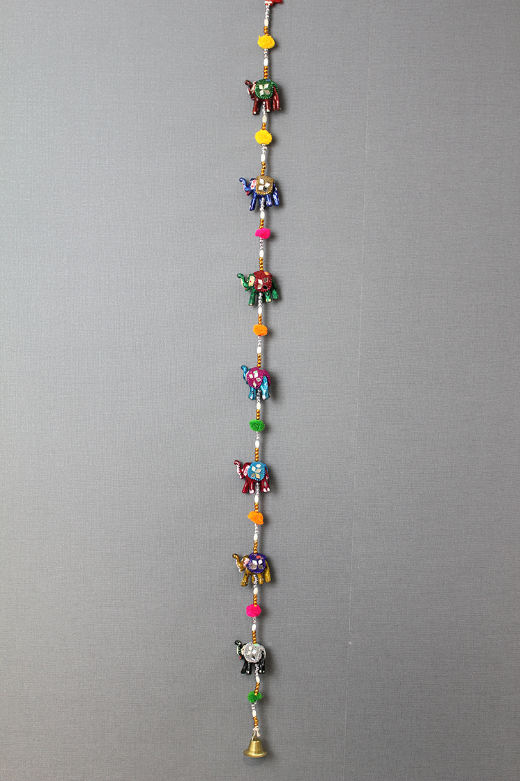 7'li Asmalı Aynalı Fil Model 2