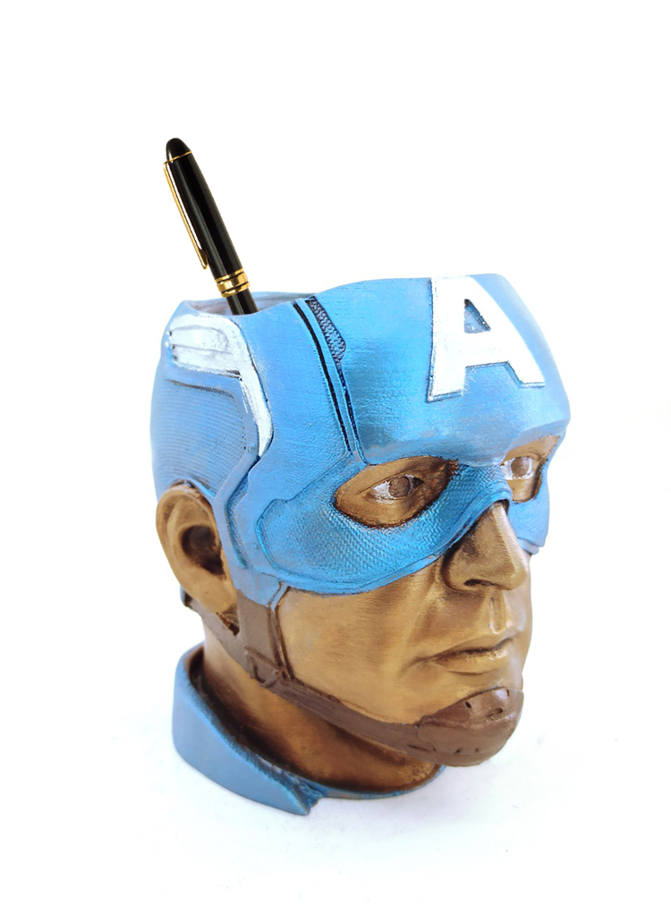 Polyester Kaptan Amerika Kalemlik  - 2