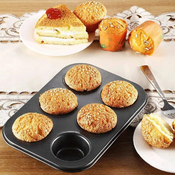 6'lı Muffin Kek Kalıbı  - 4