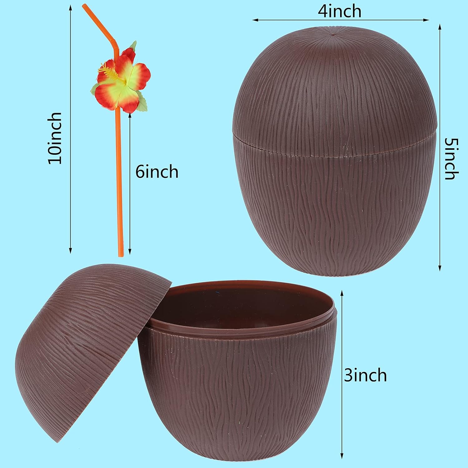 Hindistan Cevizi Pipetli Bardak  - 5