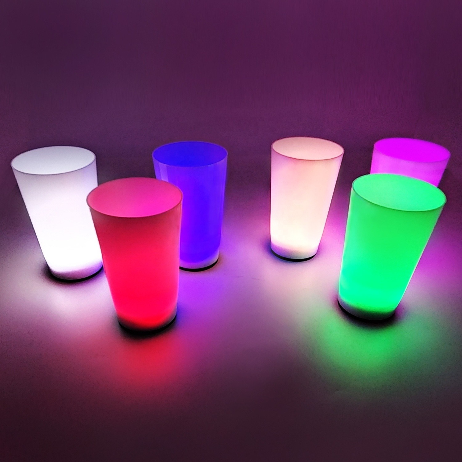 Glow Partisi Bardakları 6 Renk 6 Adet  - 2