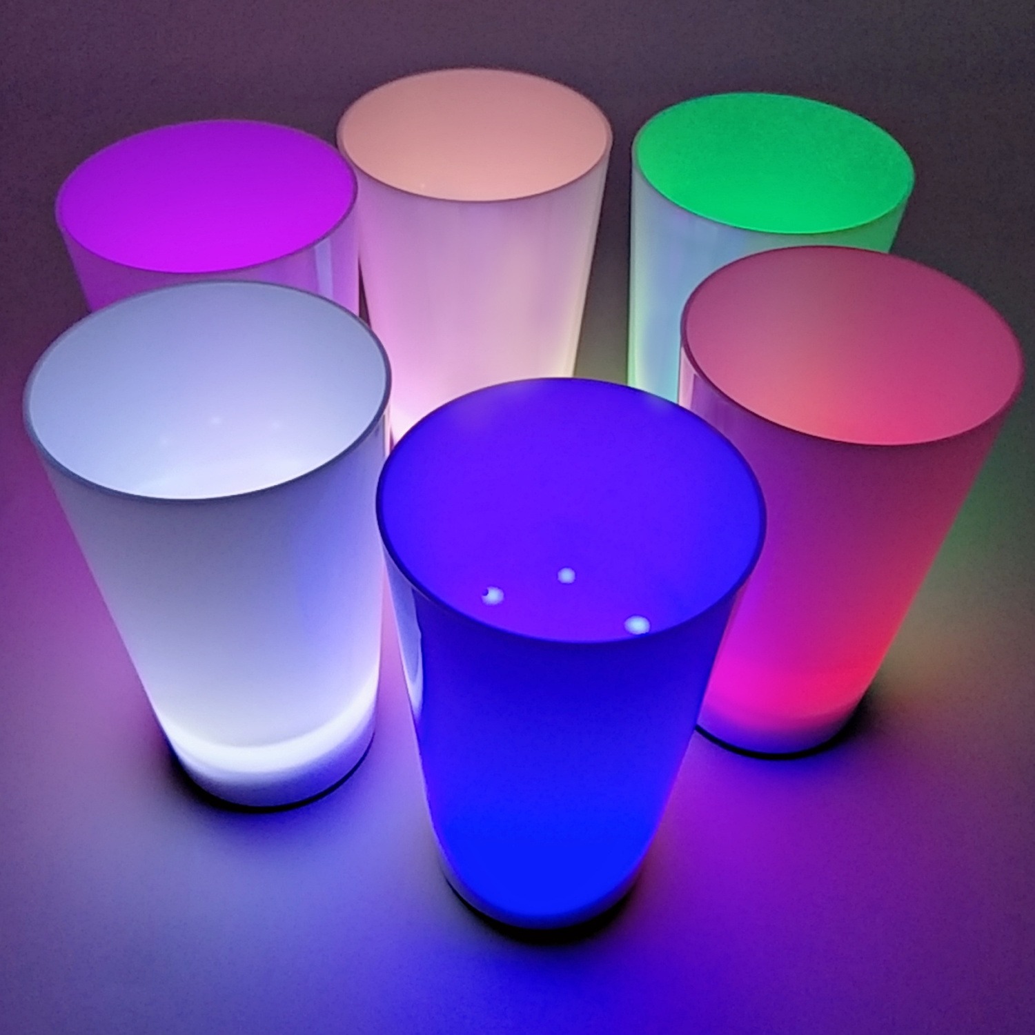Glow Partisi Bardakları 6 Renk 6 Adet  - 4