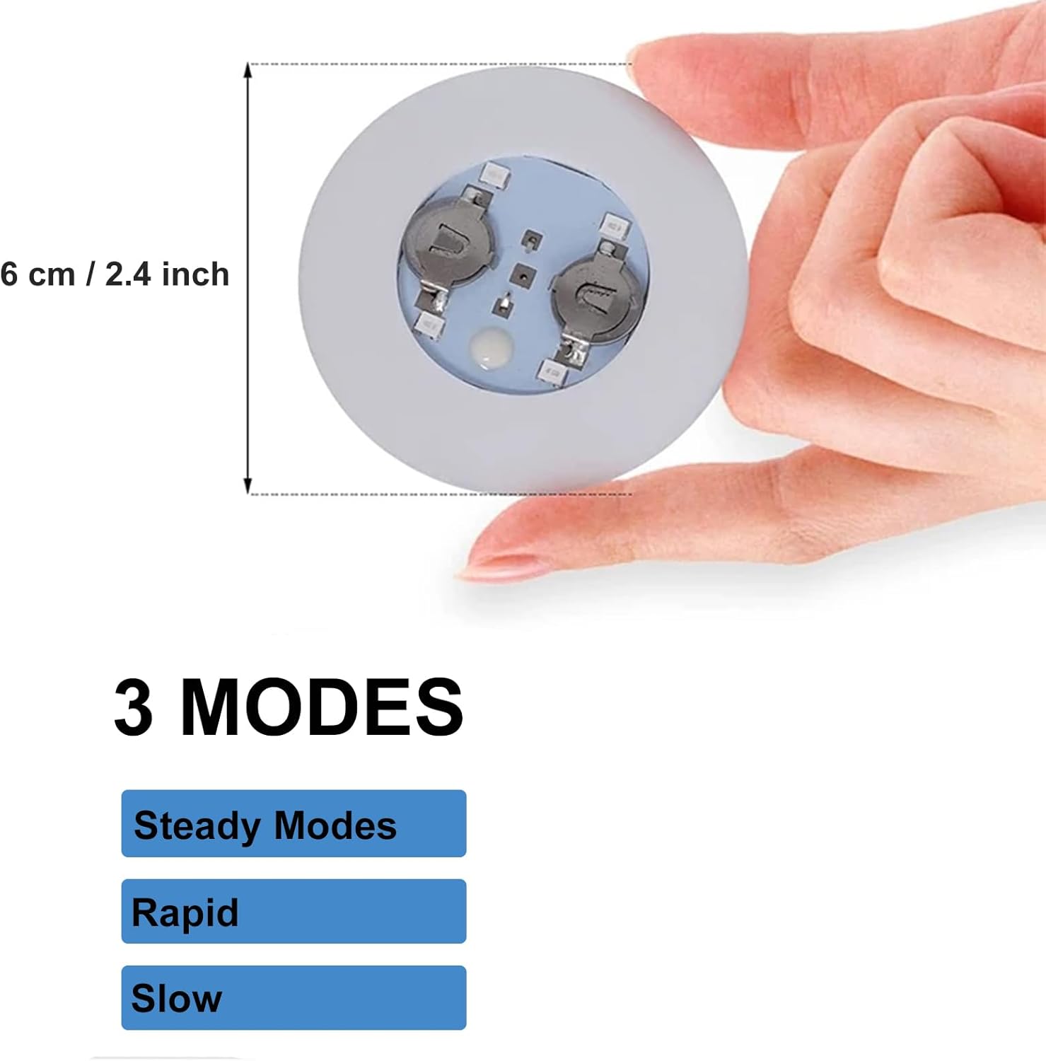 Işıklı Yapışkanlı Bardak Altı Aparatı Ledli 3 Modlu  - 4