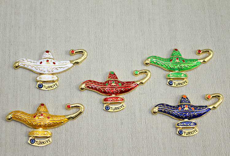 Swarovski Taşlı Alaaddin'in Sihirli Lambası Magnet 