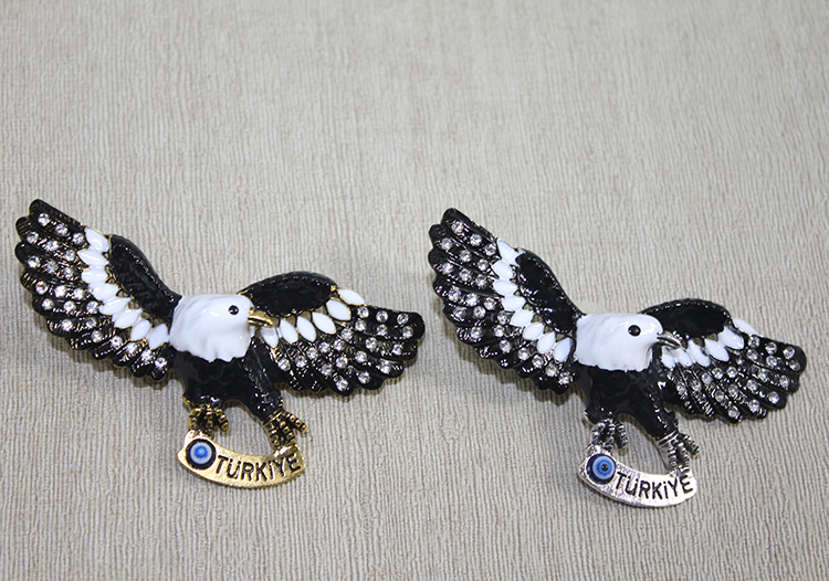 Swarovski Taşlı Kartal Figürlü Magnet 