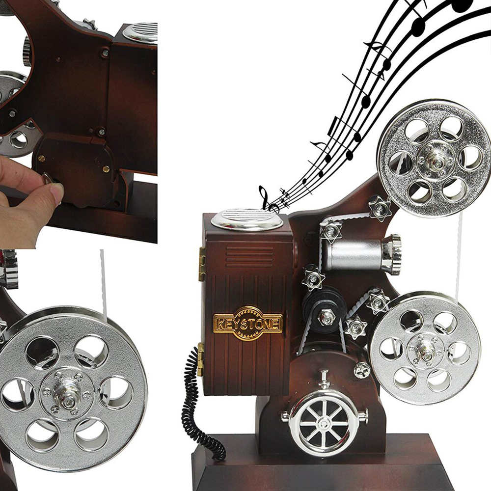 Film Makinesi Tasarımlı Müzik Kutusu - 3