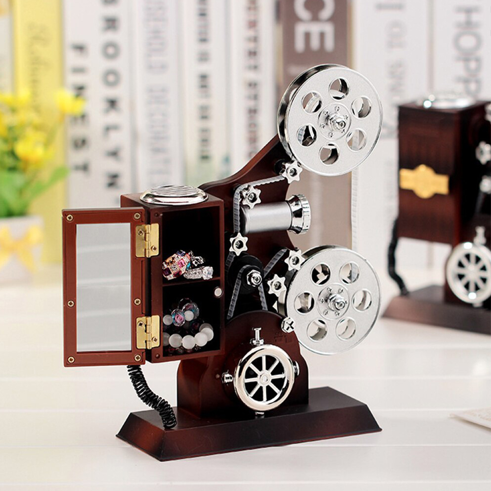 Film Makinesi Tasarımlı Müzik Kutusu - 4