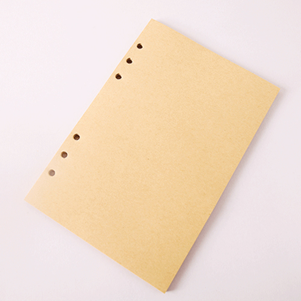 Deri Yaprak Desenli Çizgisiz Defter  - 2