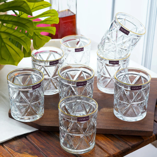 6'lı Kristal Meşrubat Bardağı 300 ml  - 3
