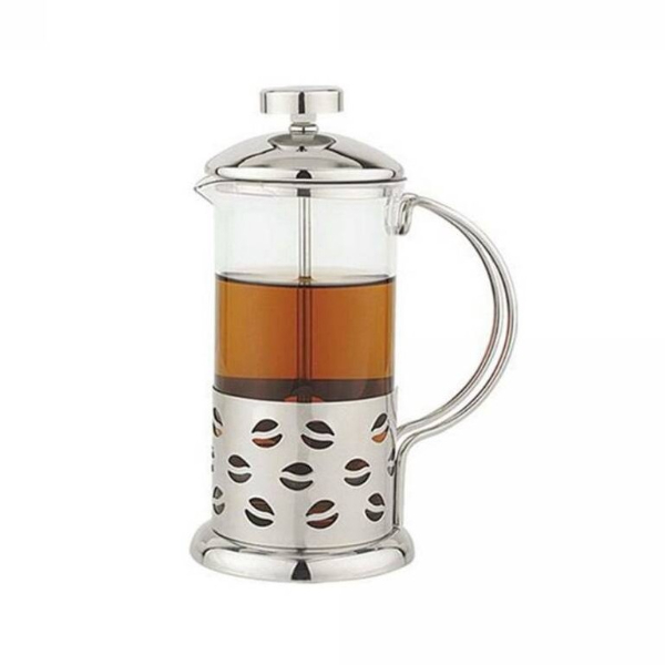 Çelik Kulplu Cam French Press - 350 ml  - 4