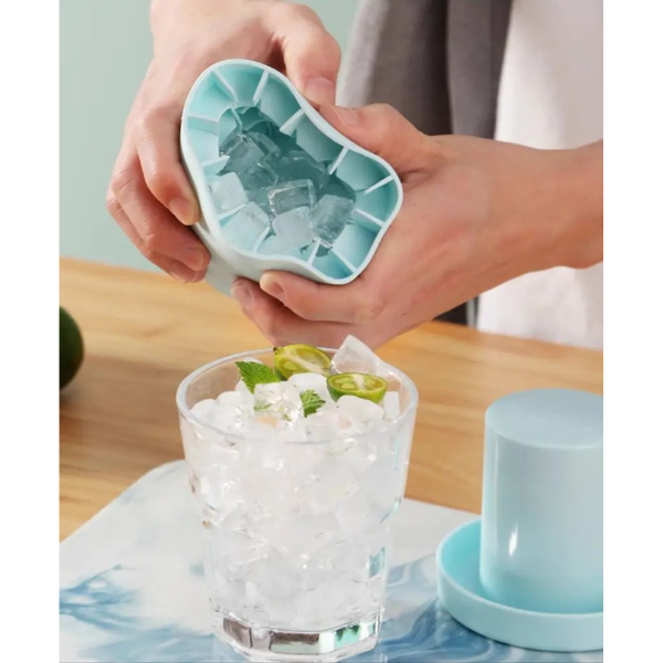 Silikon Küp Buz Kalıbı  - 3