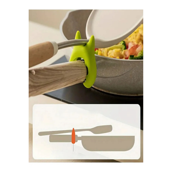 Silikon Tava Tencere Kaşık Tutucu - 2