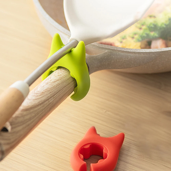 Silikon Tava Tencere Kaşık Tutucu - 5