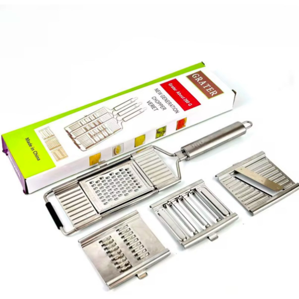 Paslanmaz Çelik 4'lü Set El Rendesi  - 5