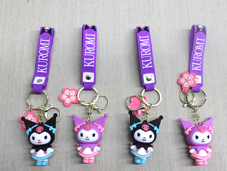 Kuromi Silikon Anahtarlık