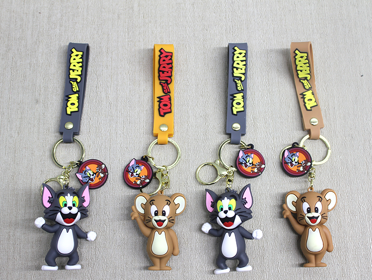 Tom Ve Jerry Silikon Anahtarlık