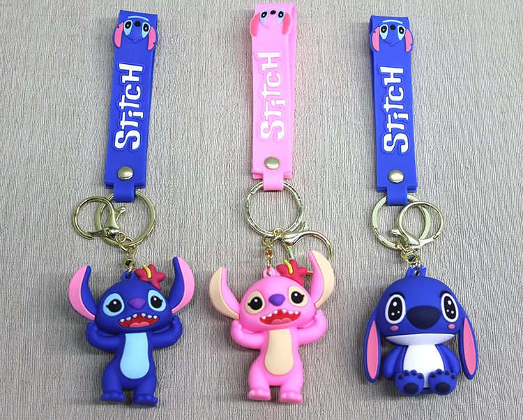 Stitch Angel Silikon Anahtarlık