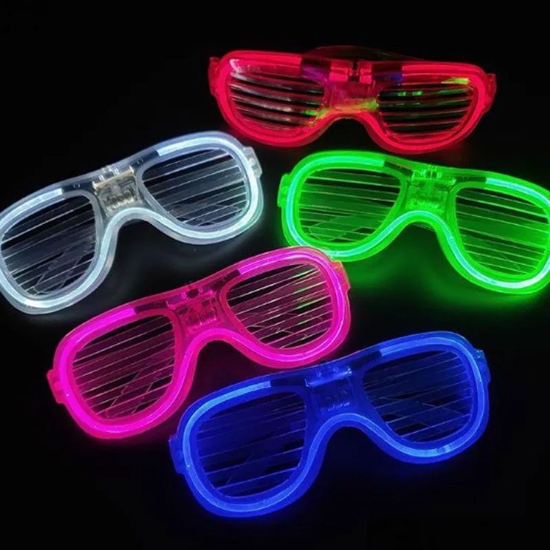 Glow Model Led Işıklı Parti Gözlüğü 5 Adet - 2