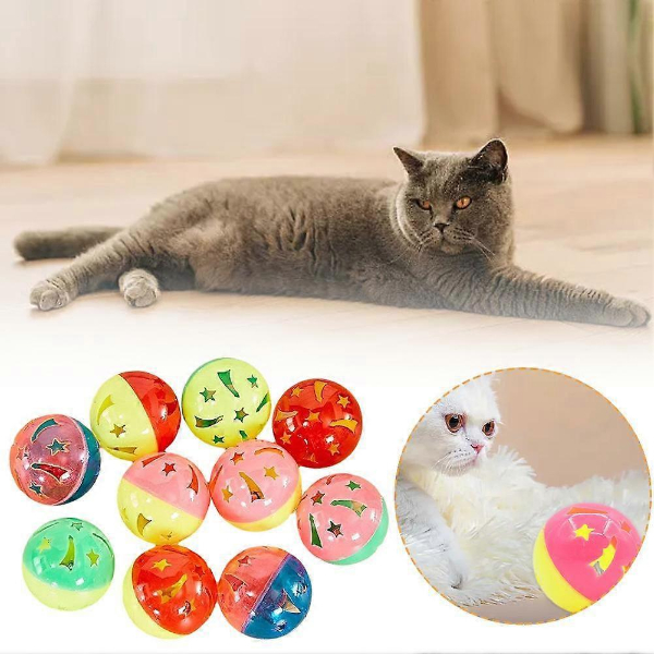 4'lü Çıngıraklı Top Kedi Oyuncağı - 3