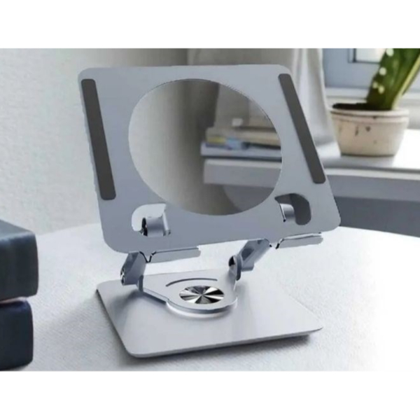 360 Derece Dönebilen Yükseltilmiş Masaüstü Ayarlanabilir Metal Tablet Standı - 5