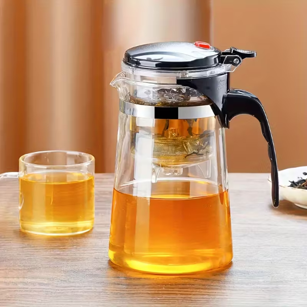 Otomatik Basmalı Demlik 900 ml  - 4