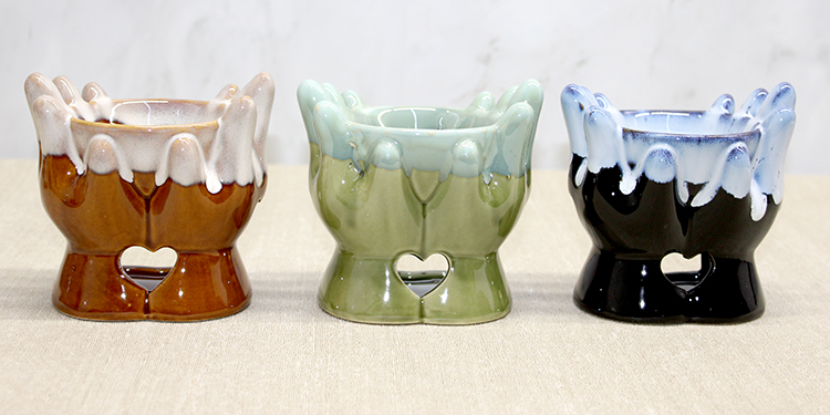 El Tasarımlı Seramik Buhurdanlık Model 2