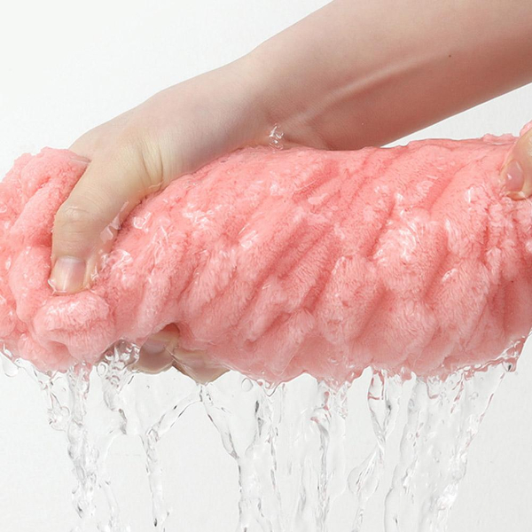 Mikrofiber Örgü Saç Kurutma Bone Havlu - 4