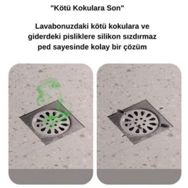 Koku Önleyici Silikon Gider Kapağı  - 4