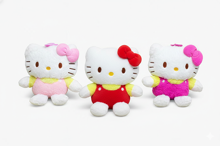 Peluş Hello Kitty Sırt Çantası 
