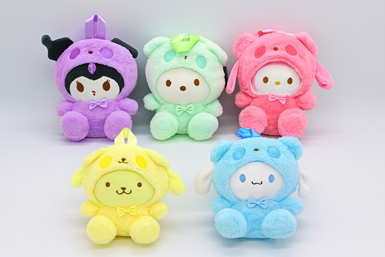 Peluş Kawaii Kuromi My Melody ve Cinnamoroll Sırt Çantası 