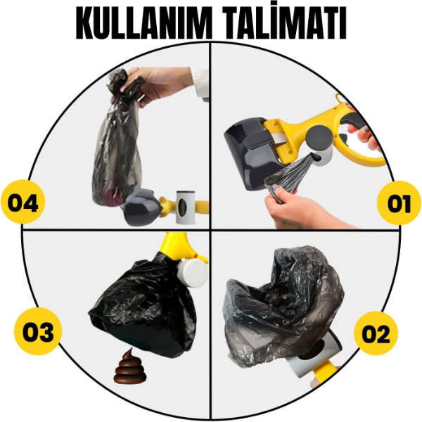Evcil Hayvan Dışkı Toplama Aparatı  - 2