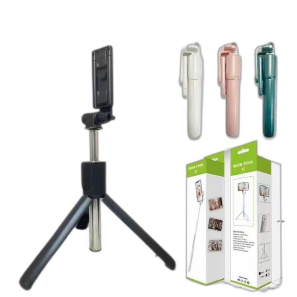 Uzaktan Kumandalı Tripod Özellikli Selfie Çubuğu  - 2