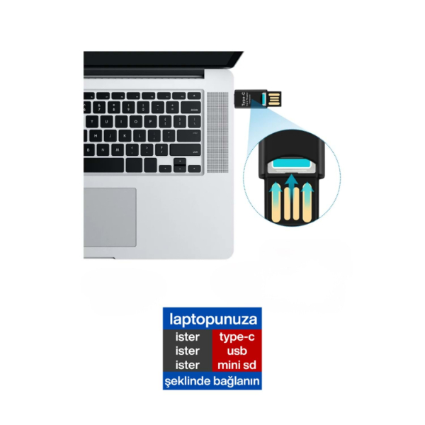 USB To Type-C Kart Okuyucu - 2