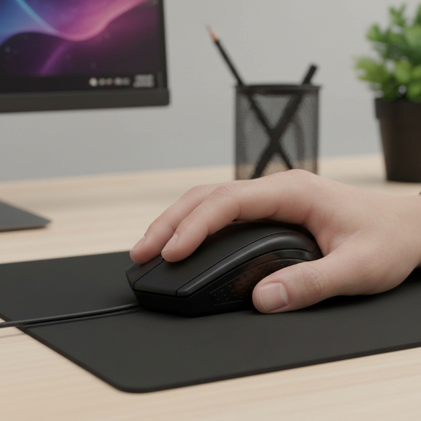 Siyah USB Kablolu 3D Optik Mouse - 2
