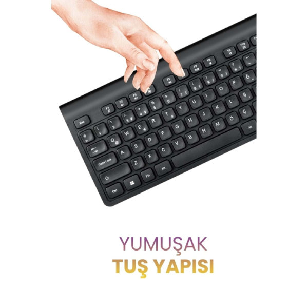 Multimedya Q Klavye Ve Mouse Seti  - 4