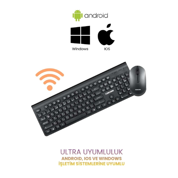 Multimedya Q Klavye Ve Mouse Seti  - 2